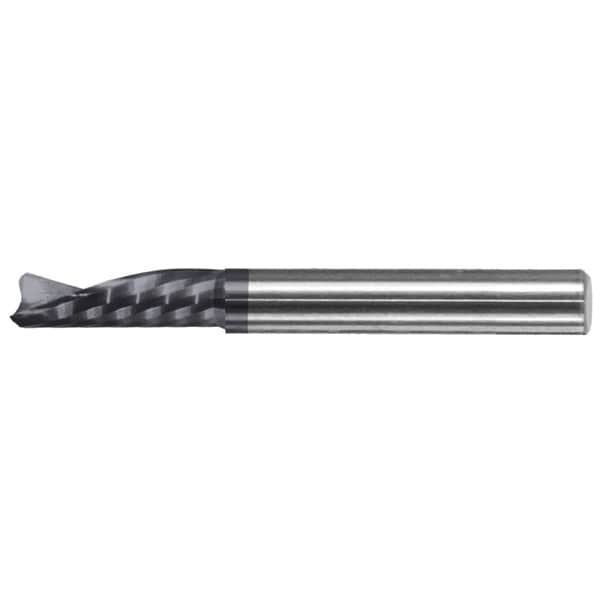 1/2x1x1/2x3 1FL Downcut O-Flute Xtreme Crescent End Router, PowerAt